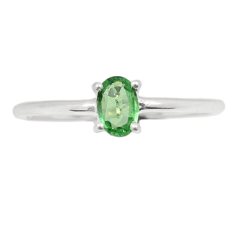 Claw - Green Kyanite Faceted Ring - GKFR135