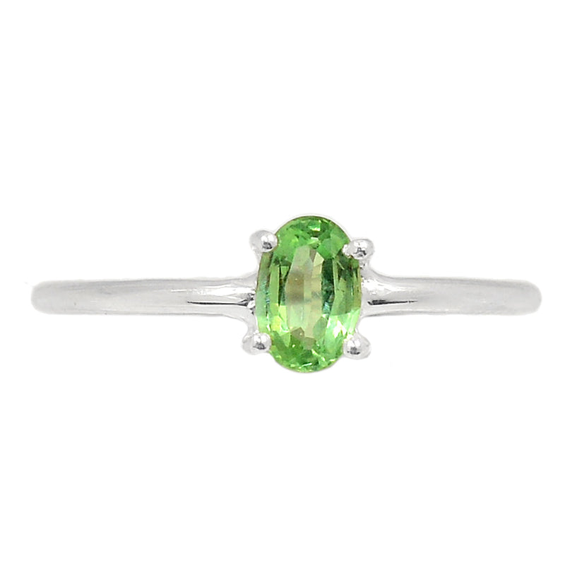 Claw - Green Kyanite Faceted Ring - GKFR138