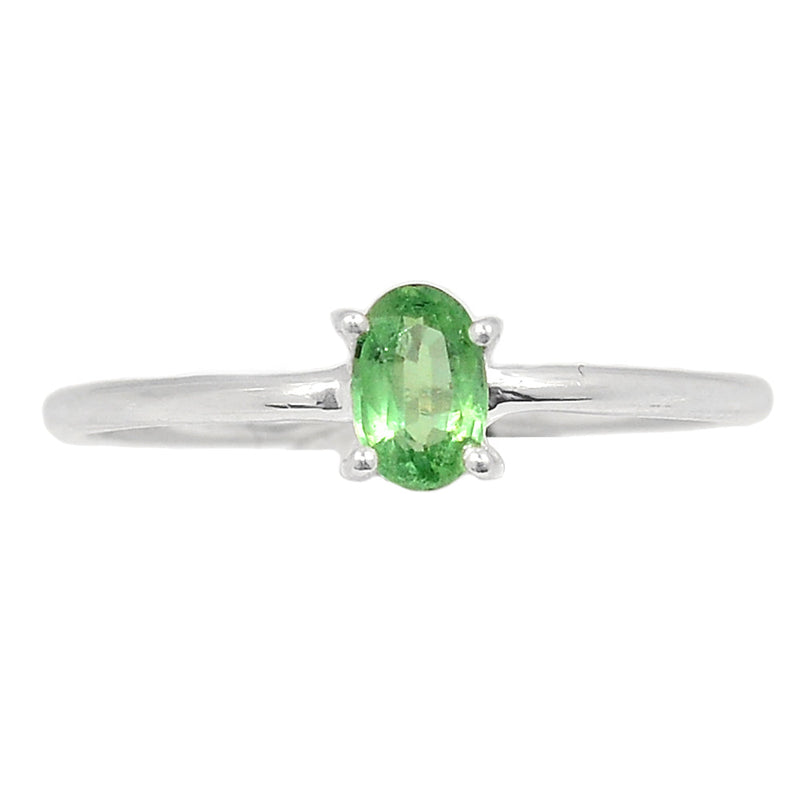 Claw - Green Kyanite Faceted Ring - GKFR140