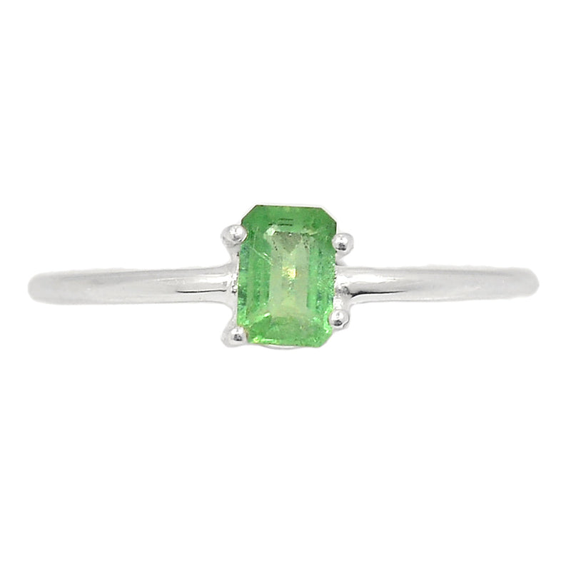 Claw - Green Kyanite Faceted Ring - GKFR150