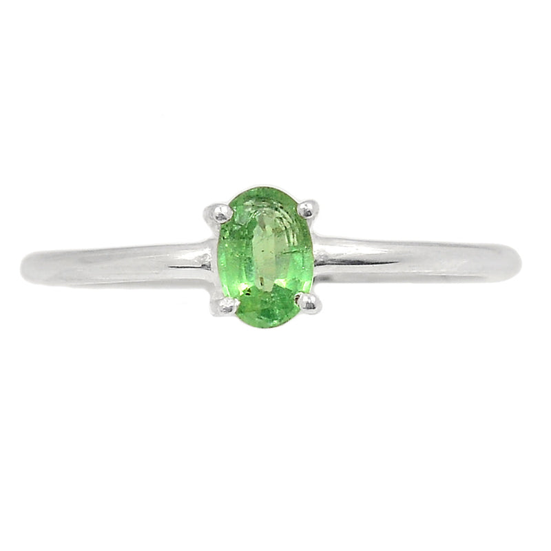 Claw - Green Kyanite Faceted Ring - GKFR151