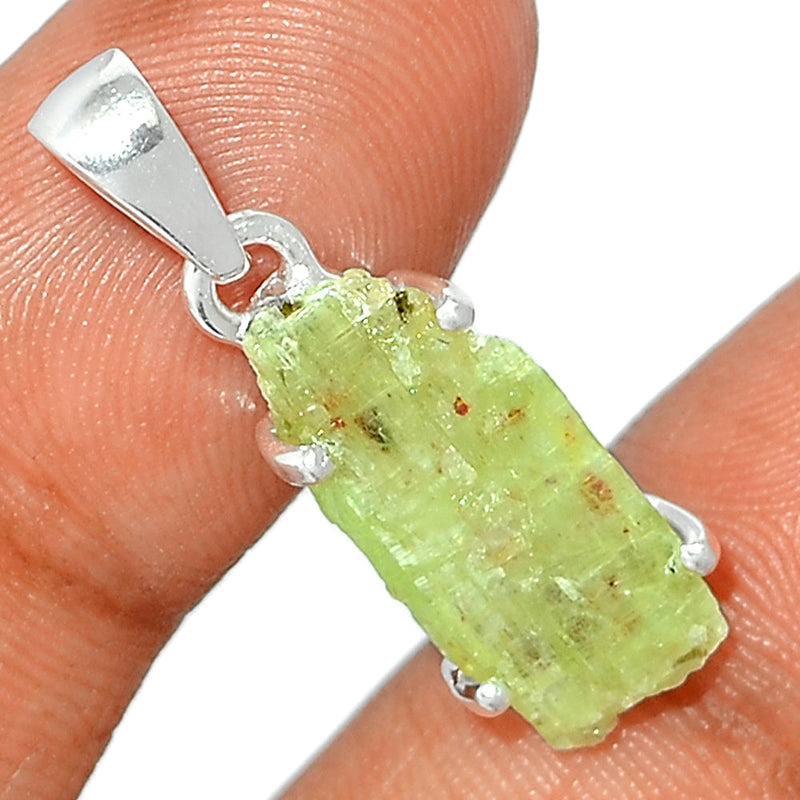 1.2" Claw - Green Kyanite Rough Pendants - GKRP655