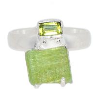 Green Kyanite Rough Ring - GKRR253