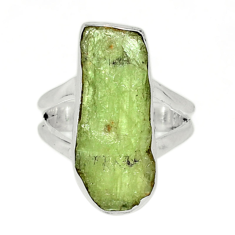 Green Kyanite Rough Ring - GKRR337