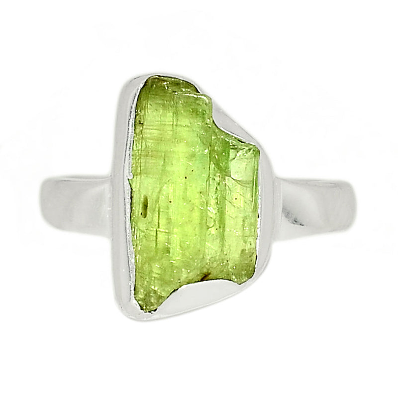 Green Kyanite Rough Ring - GKRR356