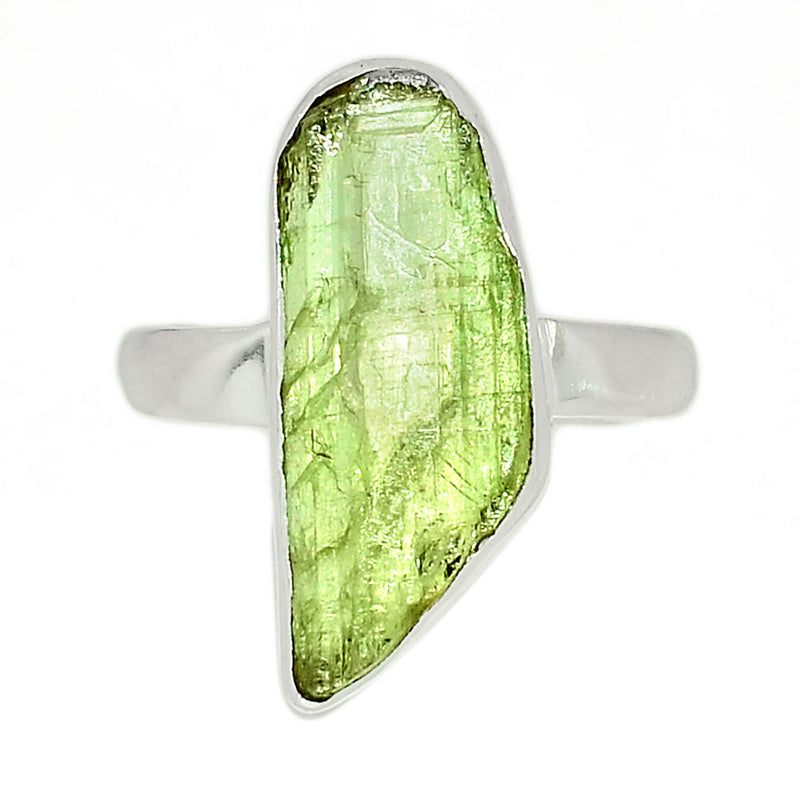 Green Kyanite Rough Ring - GKRR357