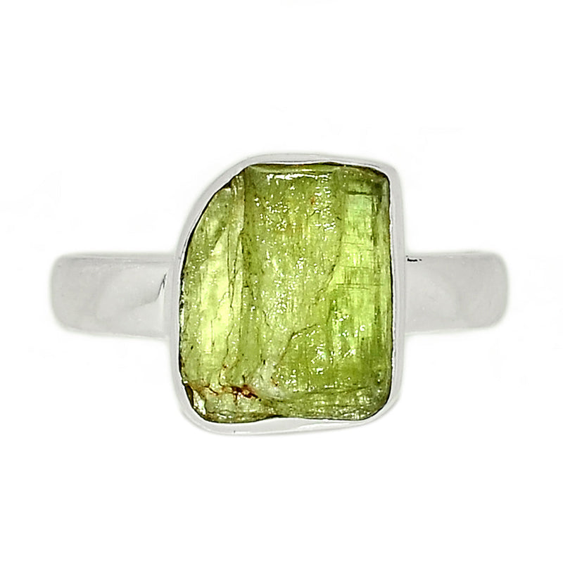 Green Kyanite Rough Ring - GKRR358