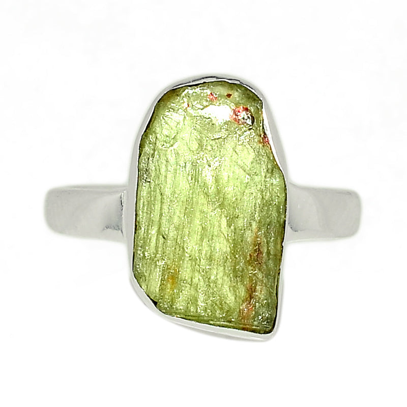 Green Kyanite Rough Ring - GKRR386