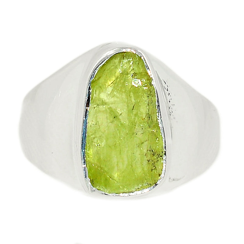 Solid - Green Kyanite Rough Ring - GKRR427