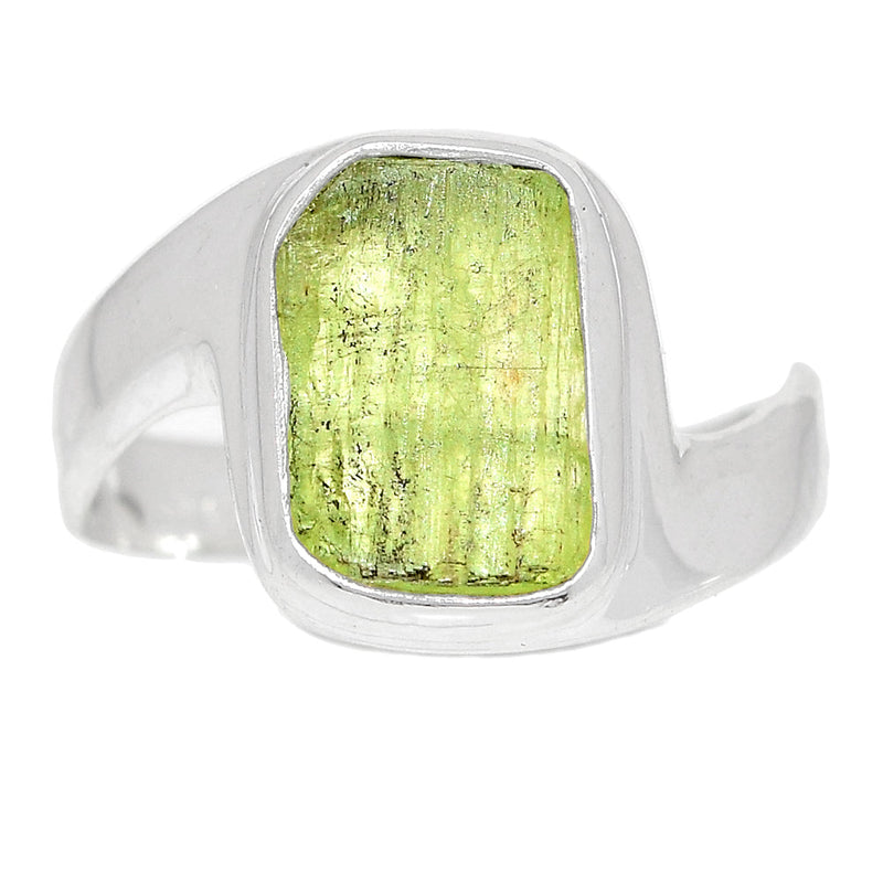 Solid - Green Kyanite Rough Ring - GKRR472
