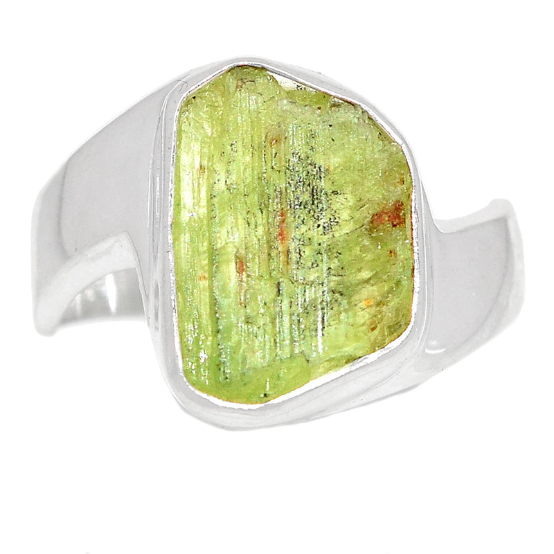 Solid - Green Kyanite Rough Ring - GKRR473
