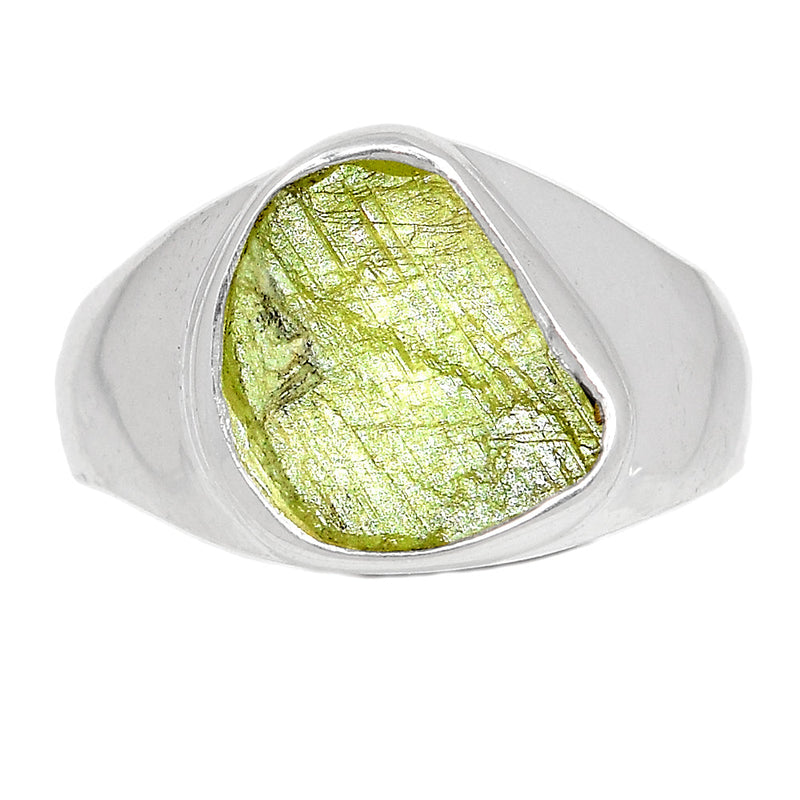 Solid - Green Kyanite Rough Ring - GKRR479