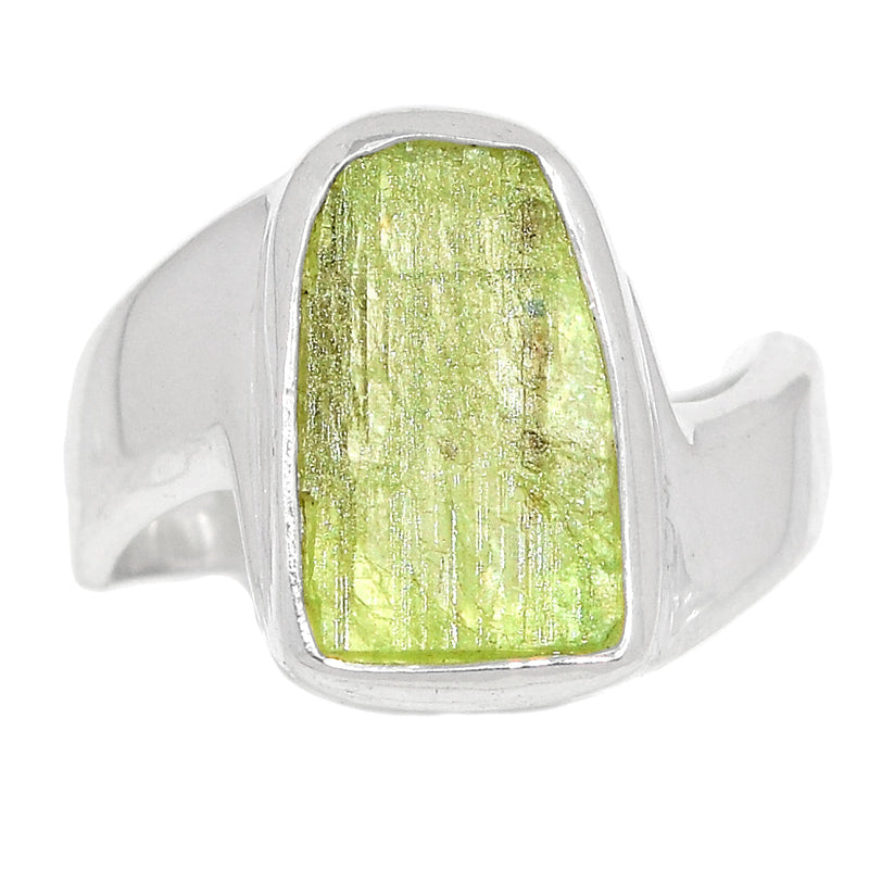 Solid - Green Kyanite Rough Ring - GKRR490