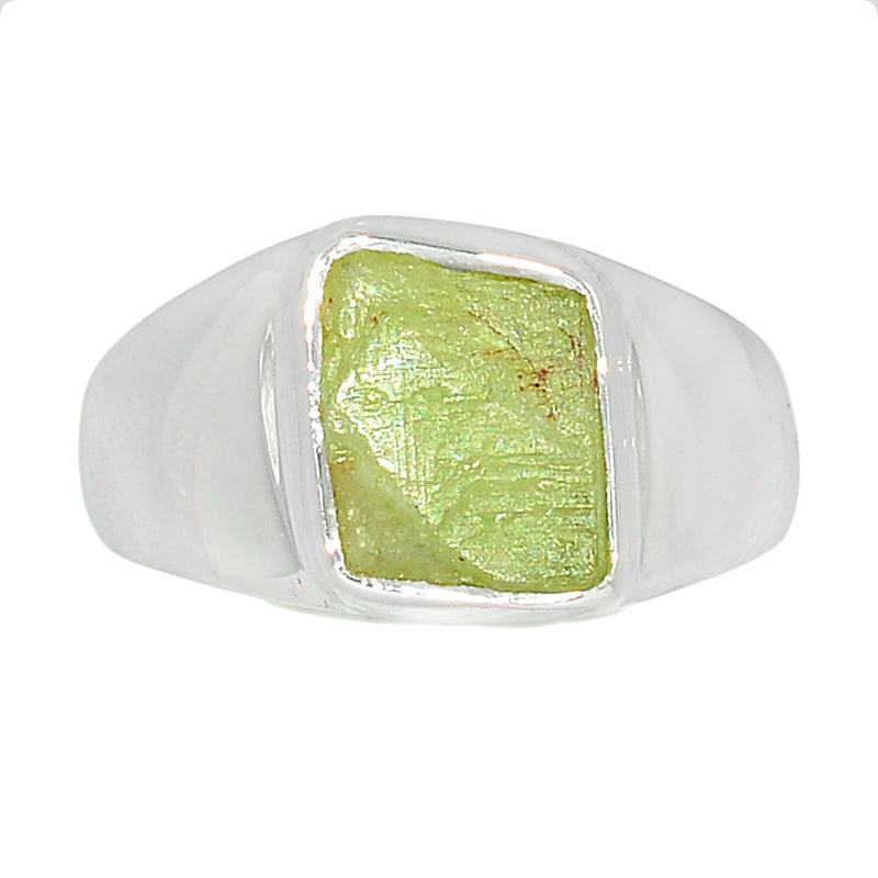 Solid - Green Kyanite Rough Ring - GKRR491