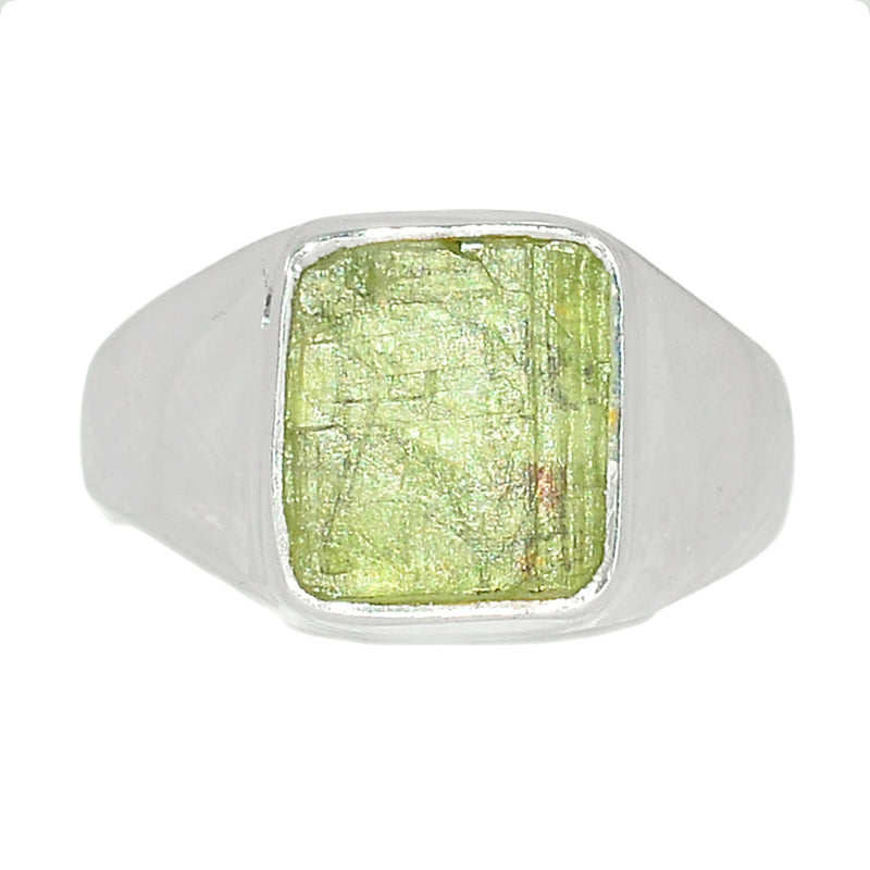 Solid - Green Kyanite Rough Ring - GKRR492