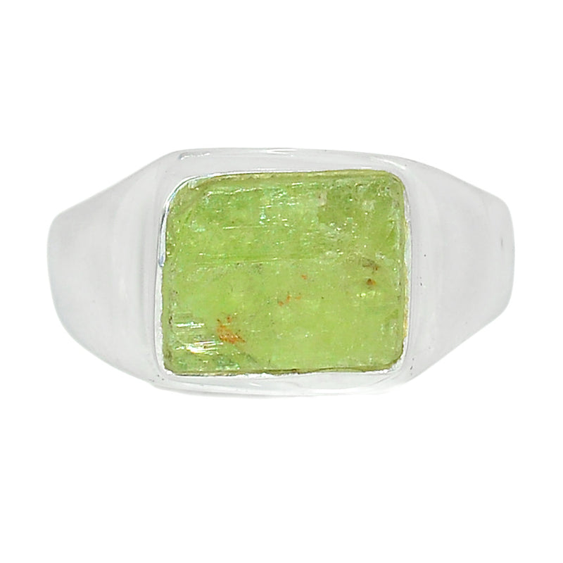 Solid - Green Kyanite Rough Ring - GKRR507