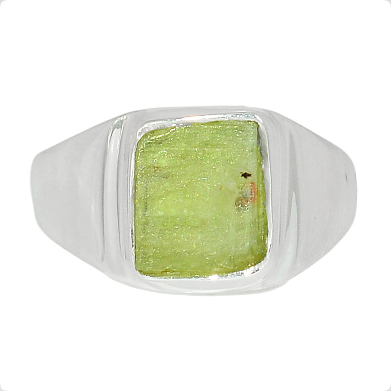 Solid - Green Kyanite Rough Ring - GKRR509