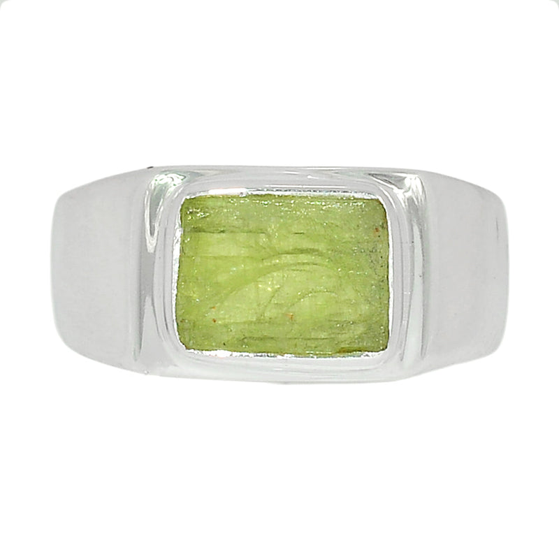 Solid - Green Kyanite Rough Ring - GKRR510