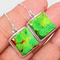 Green Mohave Turquoise Earring - GMTE458