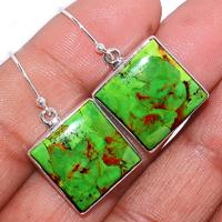 Green Mohave Turquoise Earring - GMTE462