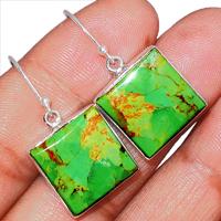 Green Mohave Turquoise Earring - GMTE479