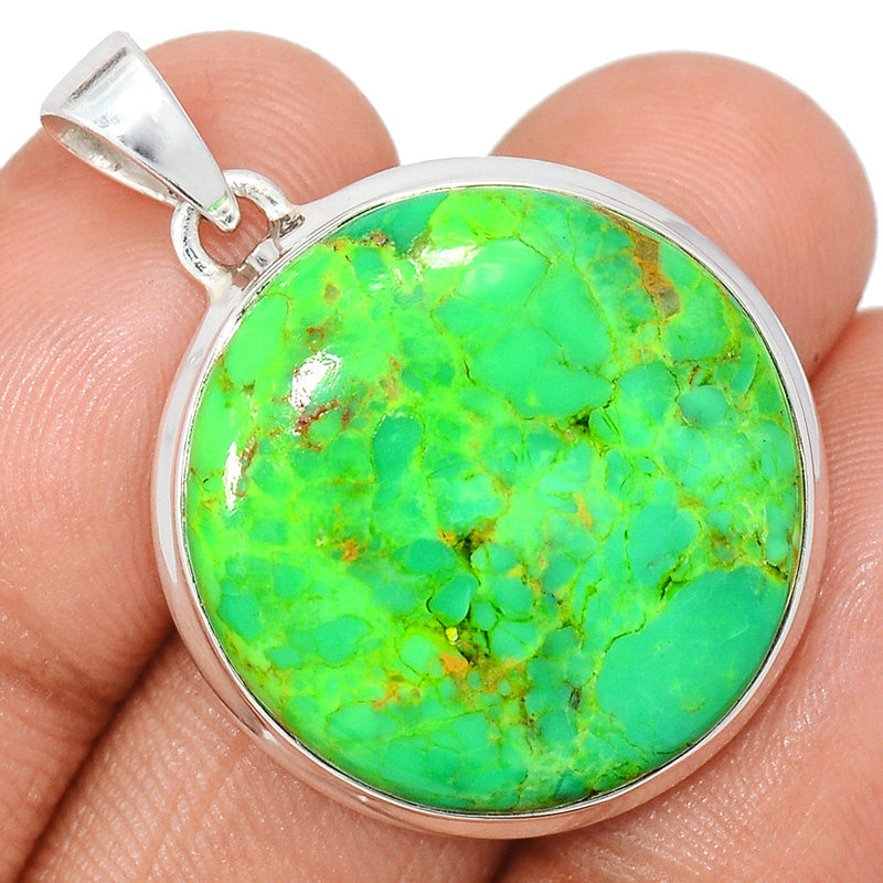 1.5" Green Mohave Turquoise Pendants - GMTP1043