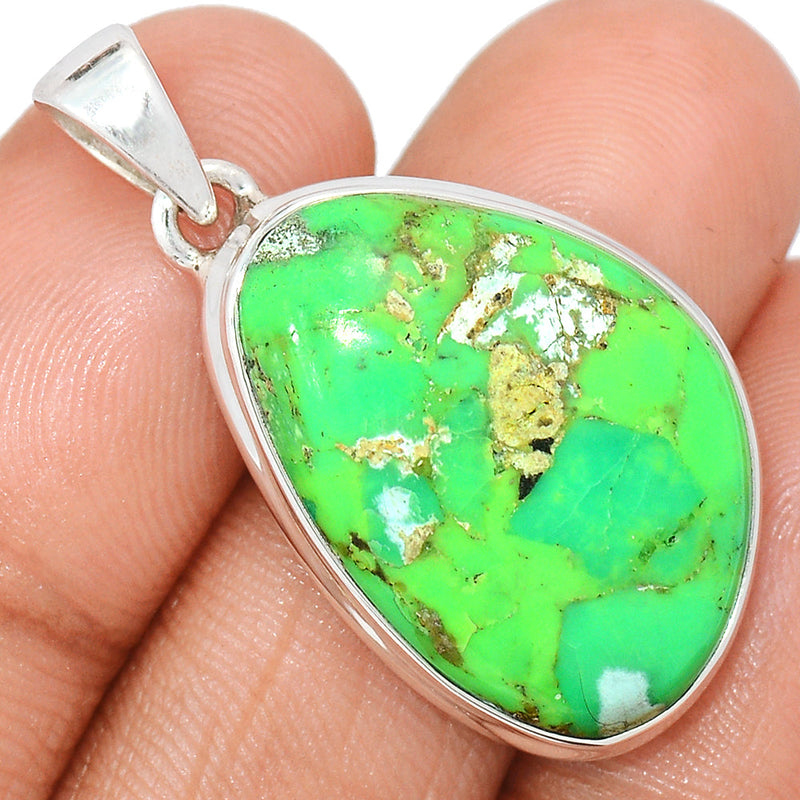 1.5" Green Mohave Turquoise Pendants - GMTP1044