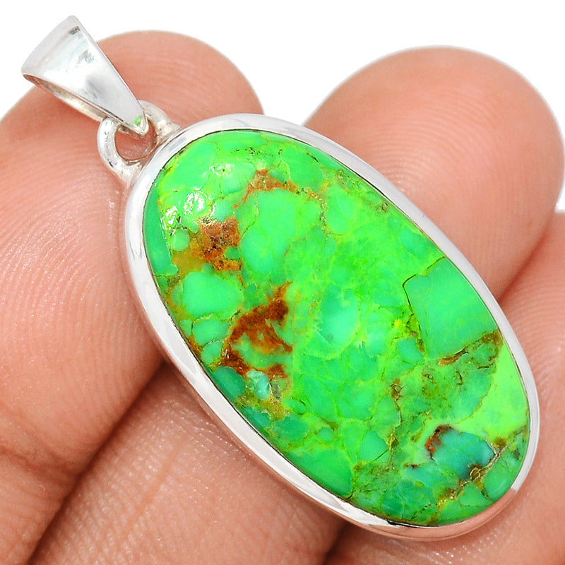 1.5" Green Mohave Turquoise Pendants - GMTP1045