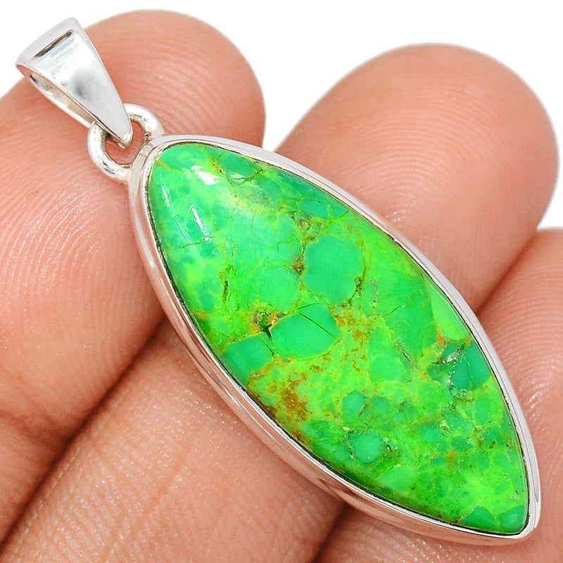 1.6" Green Mohave Turquoise Pendants - GMTP1049