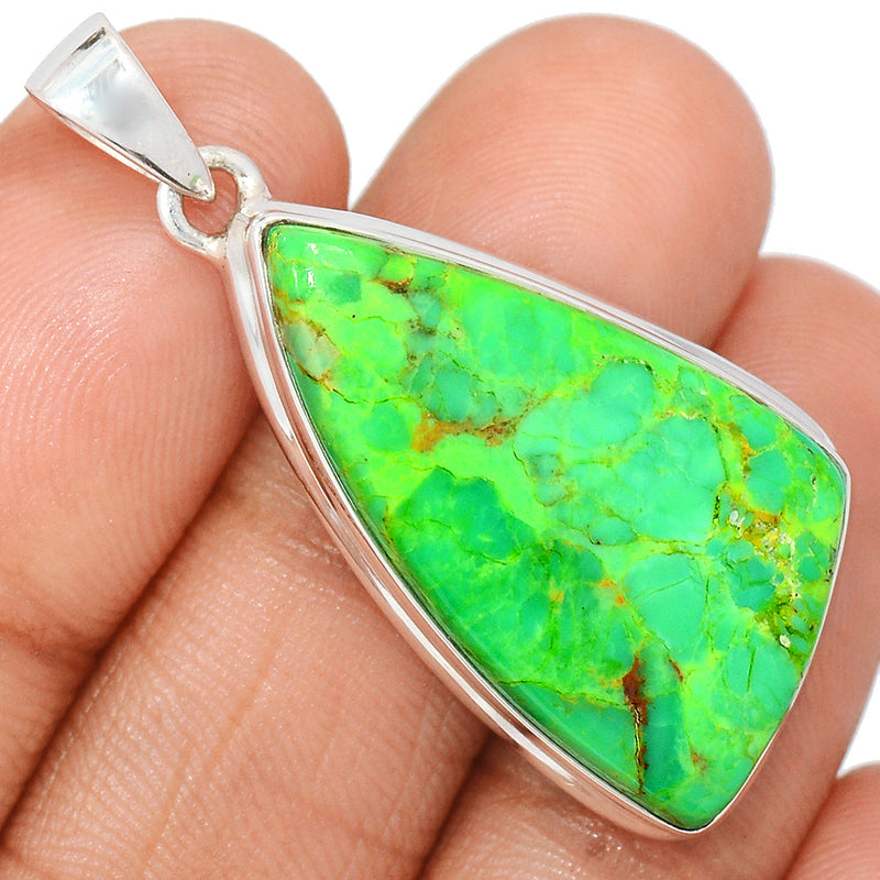 1.7" Green Mohave Turquoise Pendants - GMTP1051