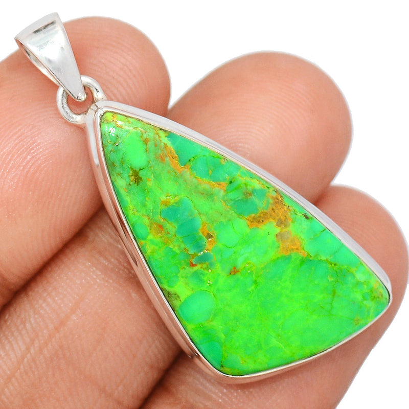 1.7" Green Mohave Turquoise Pendants - GMTP1052