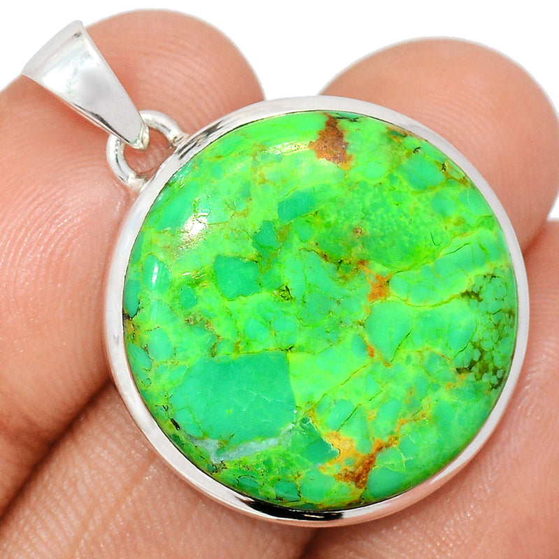 1.3" Green Mohave Turquoise Pendants - GMTP1053