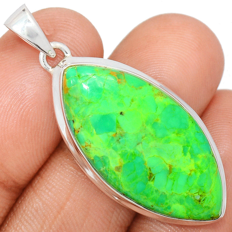 1.7" Green Mohave Turquoise Pendants - GMTP1054