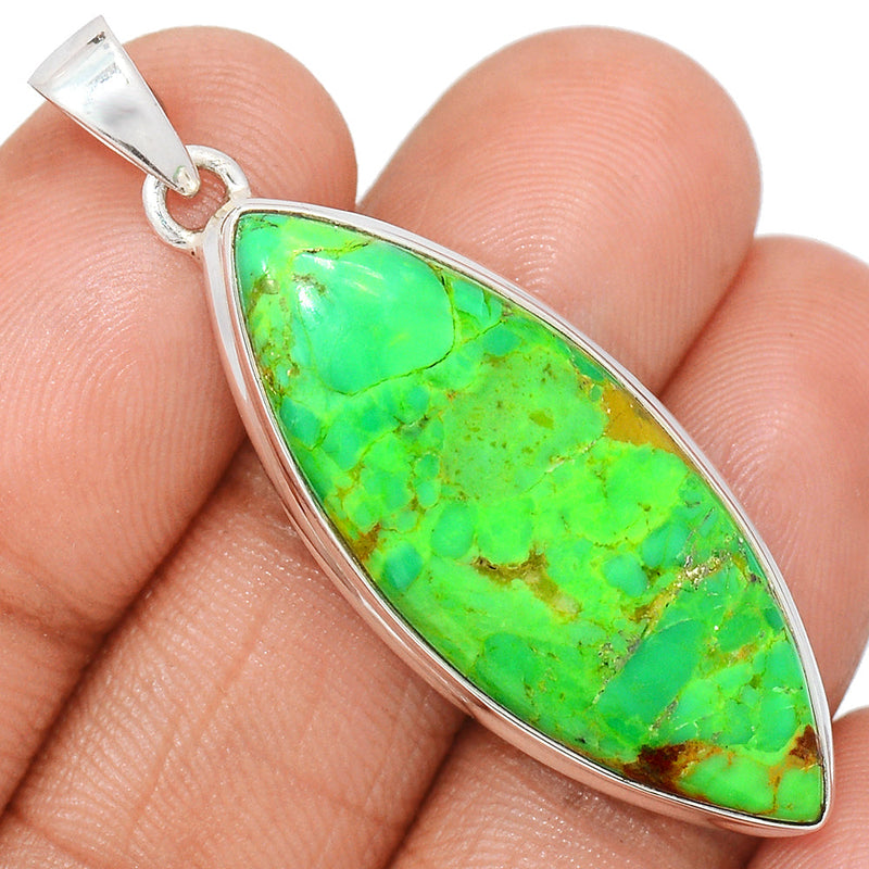 1.8" Green Mohave Turquoise Pendants - GMTP1056
