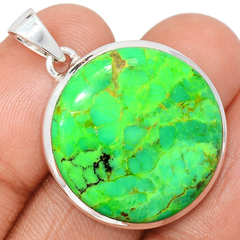 1.3" Green Mohave Turquoise Pendants - GMTP1057