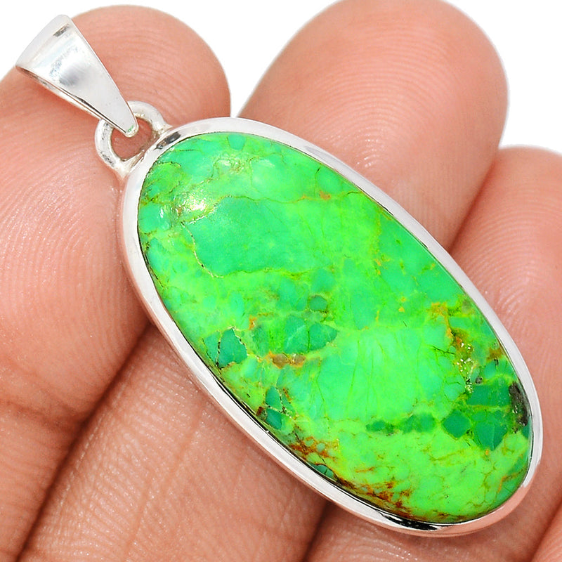 1.7" Green Mohave Turquoise Pendants - GMTP1059