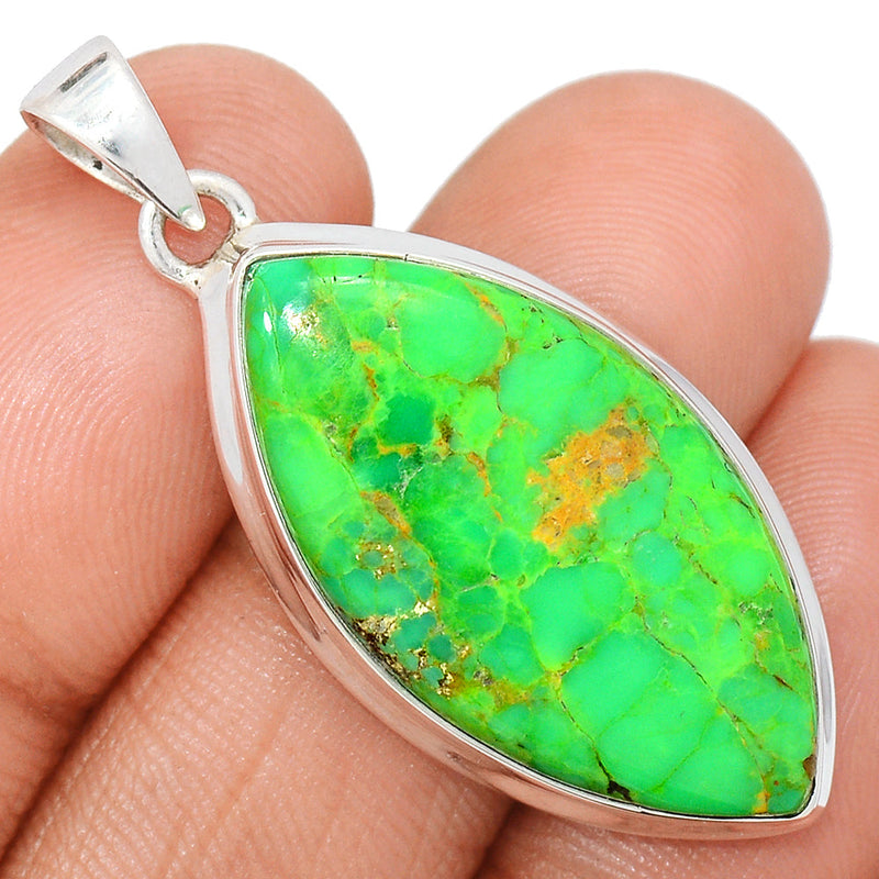 1.7" Green Mohave Turquoise Pendants - GMTP1060