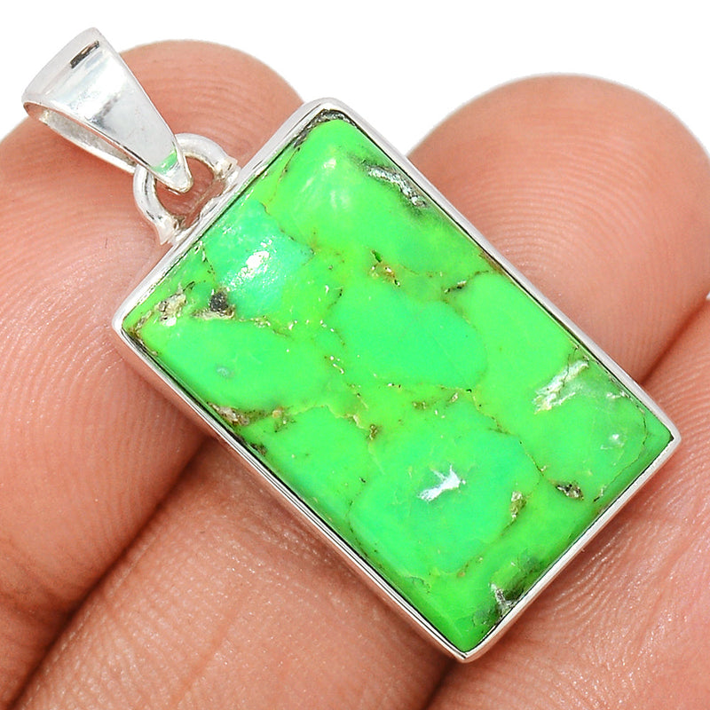1.2" Green Mohave Turquoise Pendants - GMTP1061