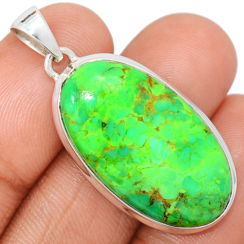 1.6" Green Mohave Turquoise Pendants - GMTP1064