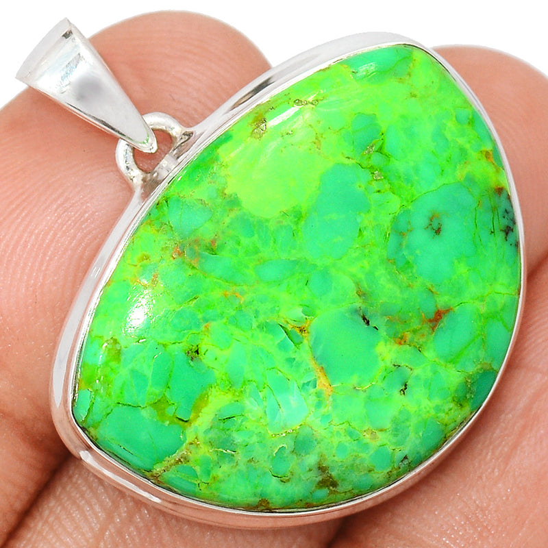 1.3" Green Mohave Turquoise Pendants - GMTP1067