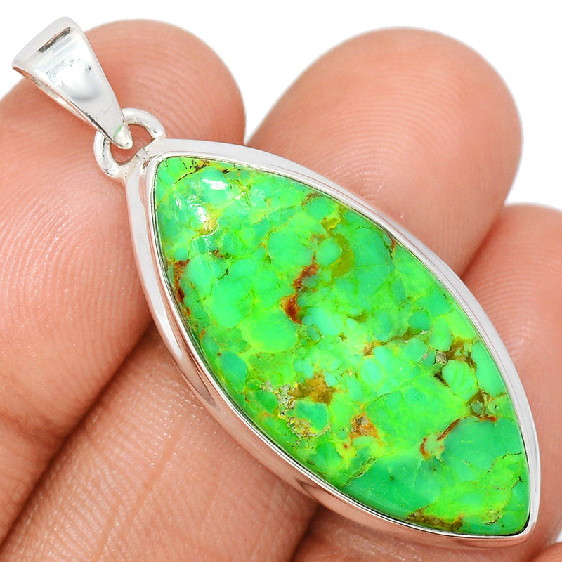 1.7" Green Mohave Turquoise Pendants - GMTP1068