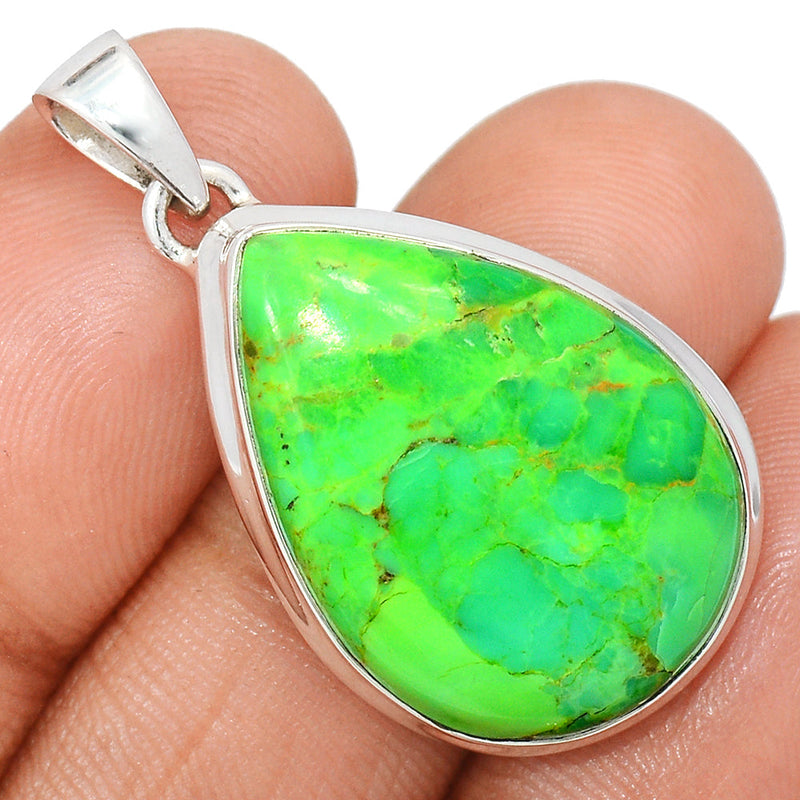 1.5" Green Mohave Turquoise Pendants - GMTP1071