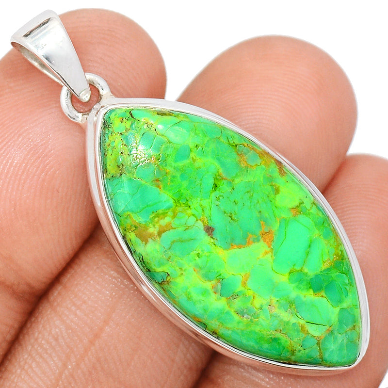 1.7" Green Mohave Turquoise Pendants - GMTP1072