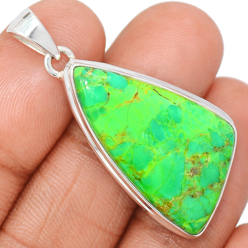 1.7" Green Mohave Turquoise Pendants - GMTP1074
