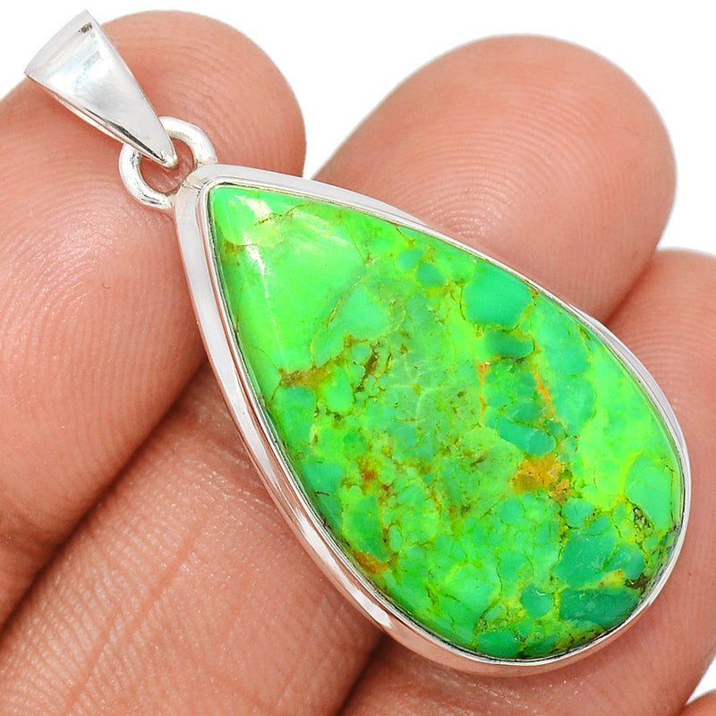 1.6" Green Mohave Turquoise Pendants - GMTP1076