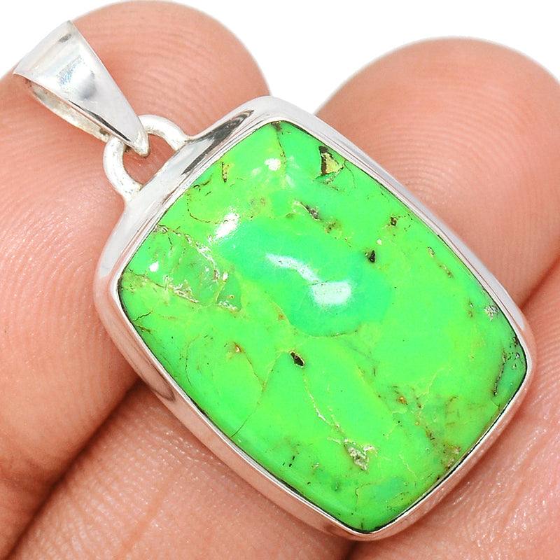 1.3" Green Mohave Turquoise Pendants - GMTP1077