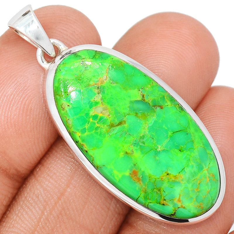 1.6" Green Mohave Turquoise Pendants - GMTP1078
