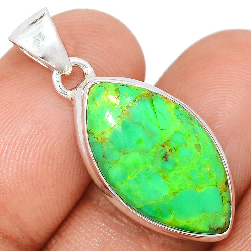 1.2" Green Mohave Turquoise Pendants - GMTP1080