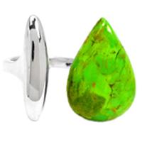Green Mohave Turquoise Ring-GMTR249