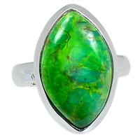 Green Mohave Turquoise Ring-GMTR544